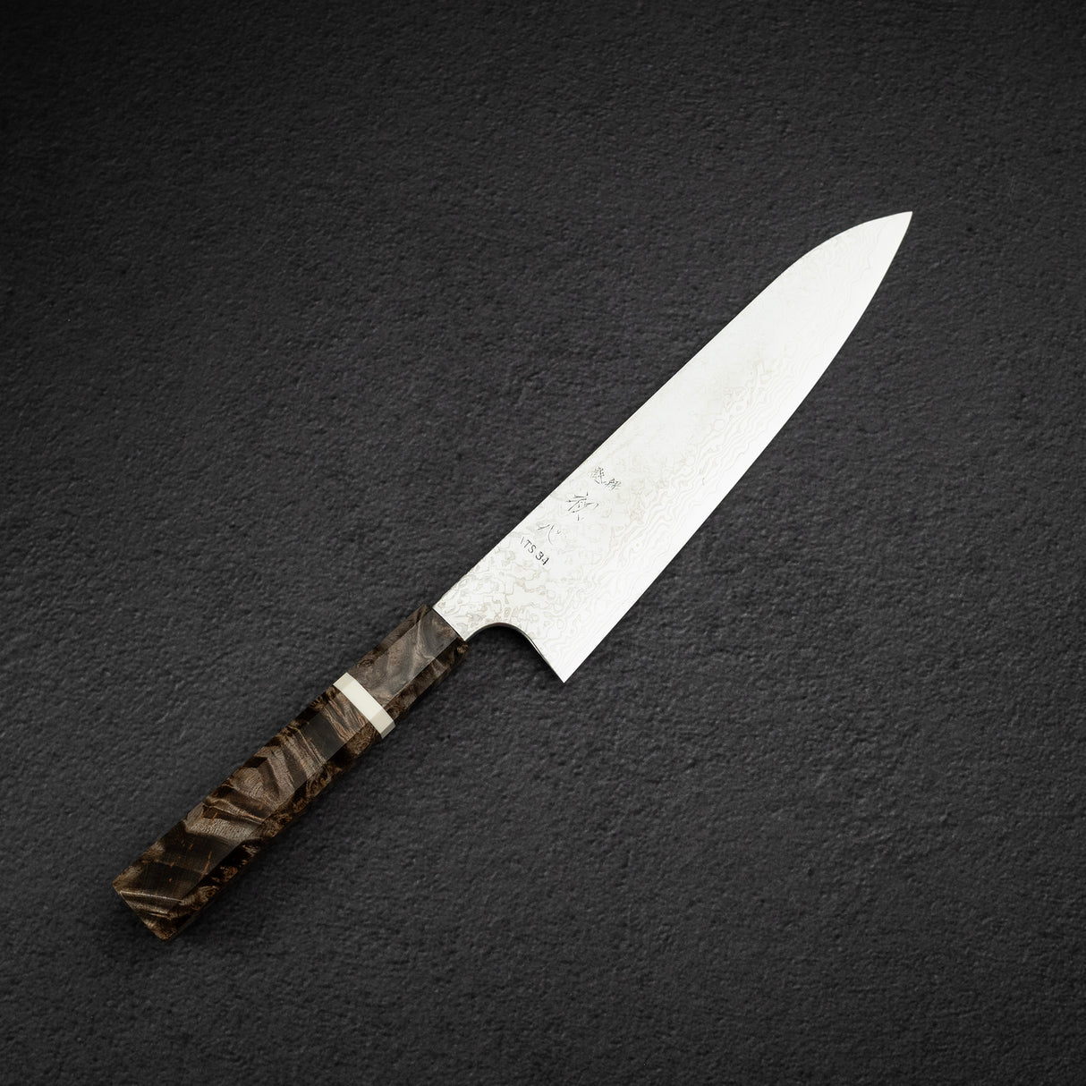 初心銀河 ATS34 大馬士革牛刀 210mm