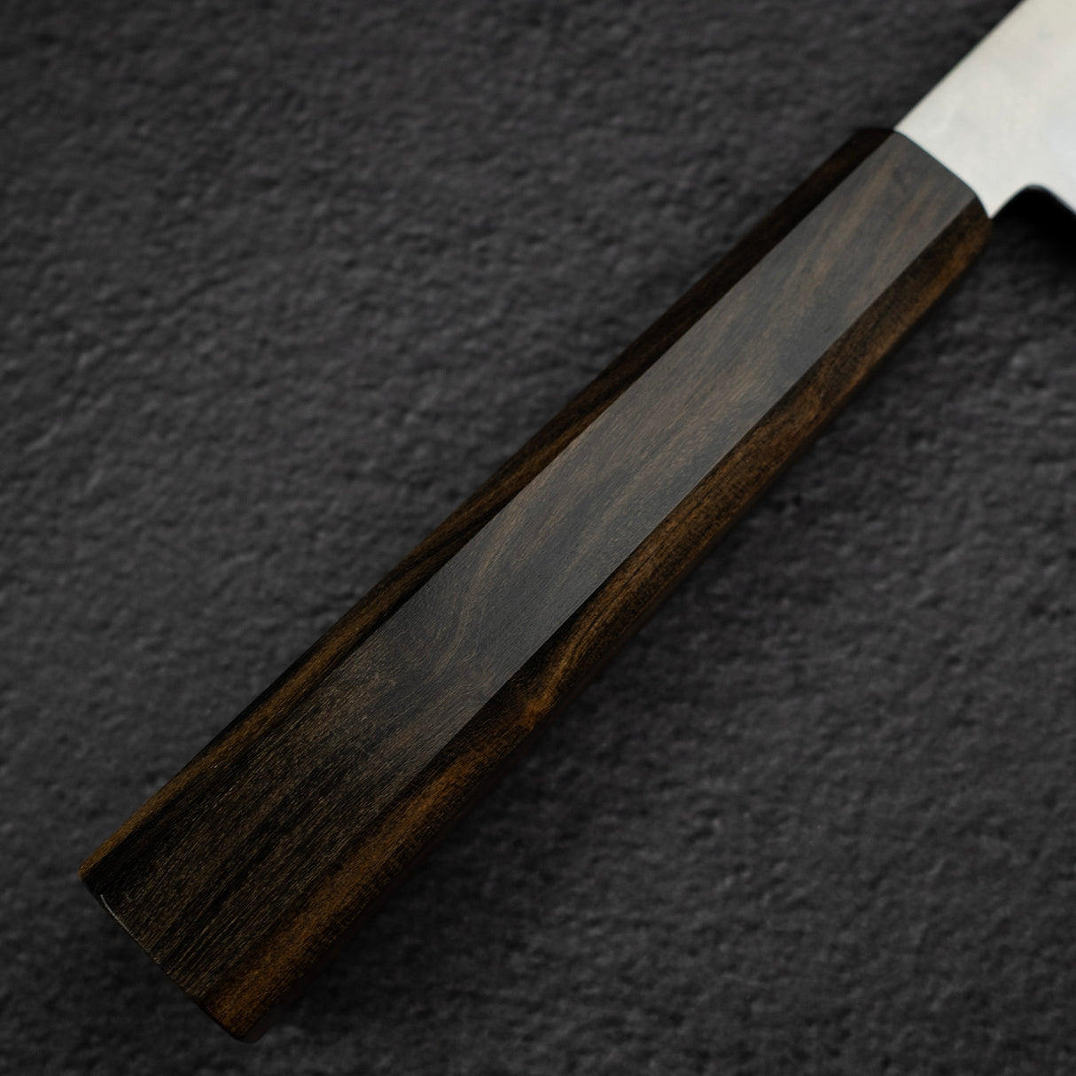 Hatsukokoro Hayabusa Ginsan Santoku 180mm Black Chacate