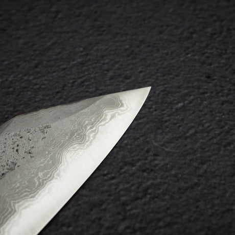 Nigara x Hatsukokoro Ryusui Blue 2 Damascus Nashiji  K-tip Gyuto 210mm