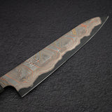 Nigara Irodori Blue 2 Rainbow Damascus Gyuto 240mm by Hatsukokoro