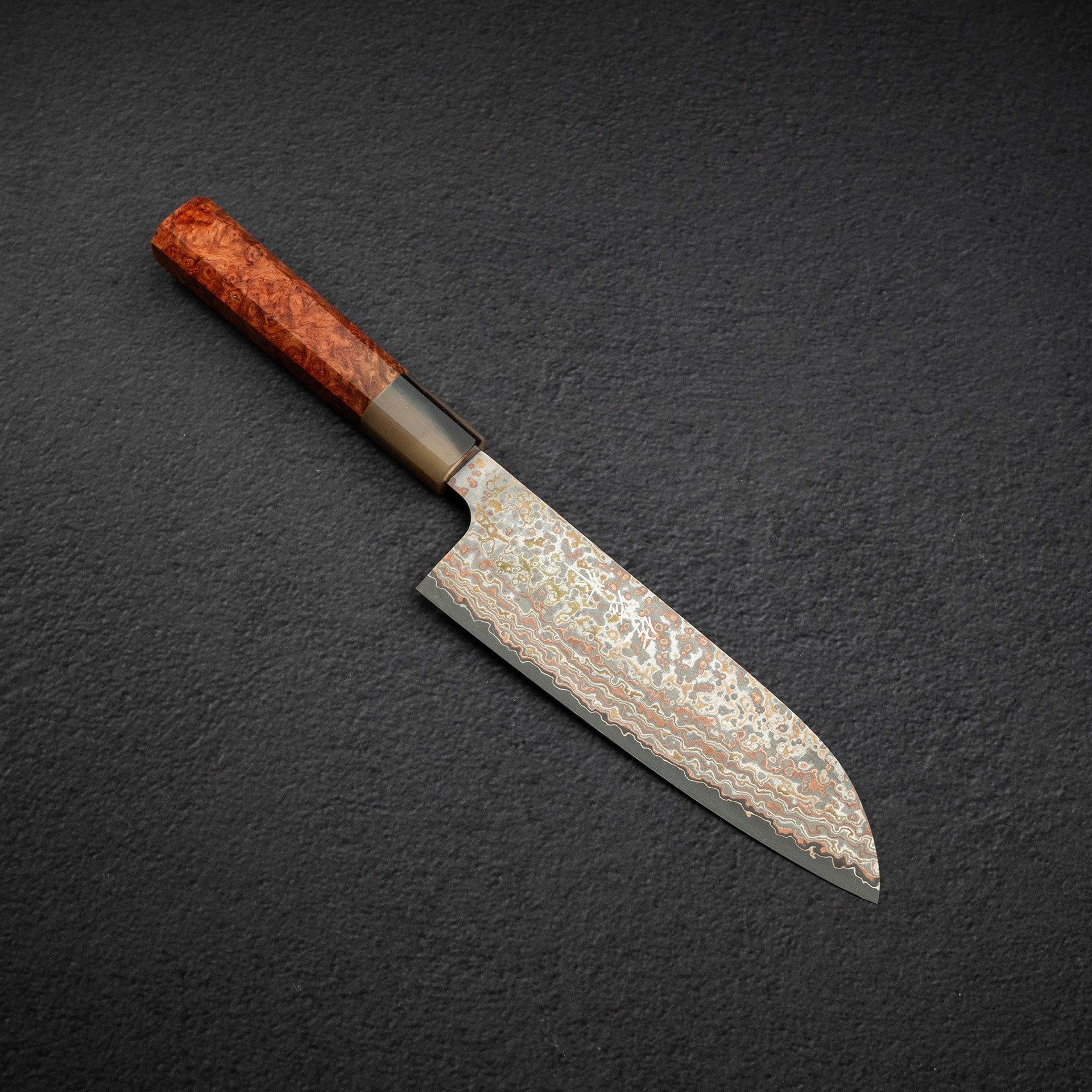佐治武士　ダイアモンドSG2 牛刀240mm 佐治武士— 武生, Japan | 異國風西式柄，鑽石大馬士革| SG2鋼、白鋼二