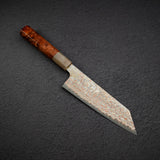 Takeshi Saji VG10 Rainbow Damascus Etched Bunka 165mm