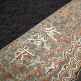 Takeshi Saji VG10 Rainbow Damascus Etched Bunka 165mm