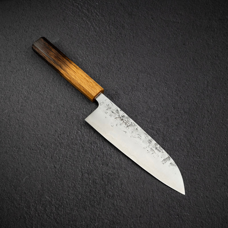 恆久 SLD鋼 犁地 三德刀 170mm 燒色 櫟木