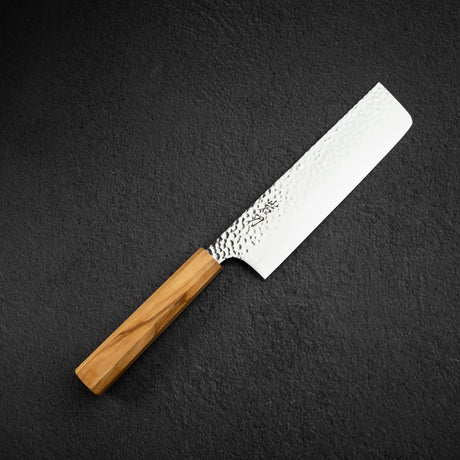 岩刃社 VG10鋼 鎚目 大馬士革 菜切刀 180mm