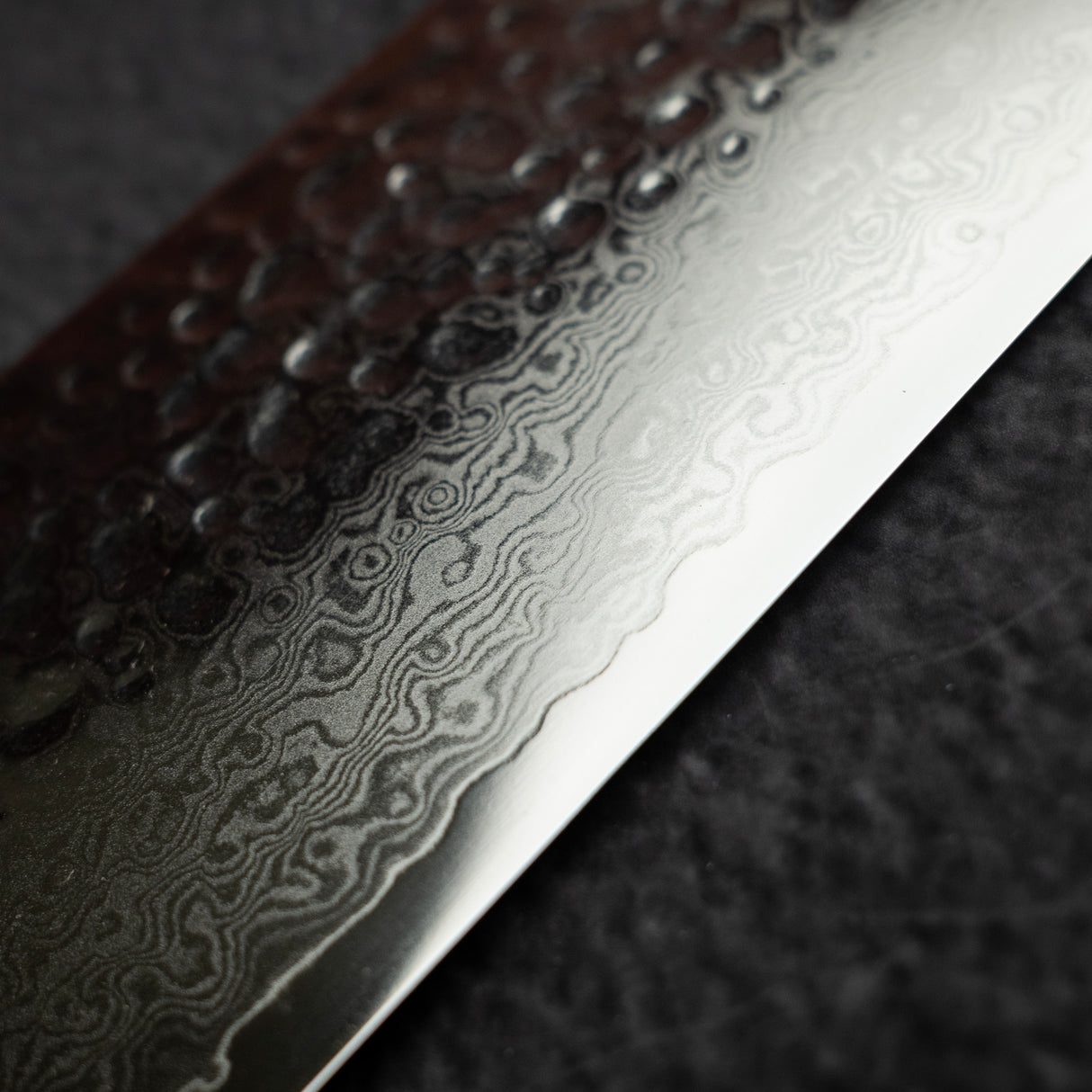 K&S VG10 Tsuchime Damascus Nakiri 180mm