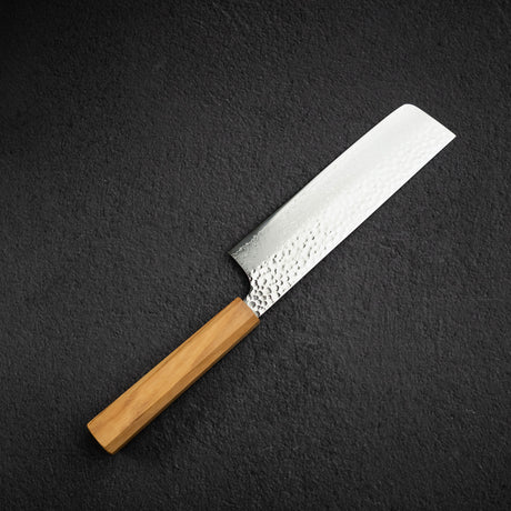 岩刃社 VG10鋼 鎚目 大馬士革 菜切刀 180mm