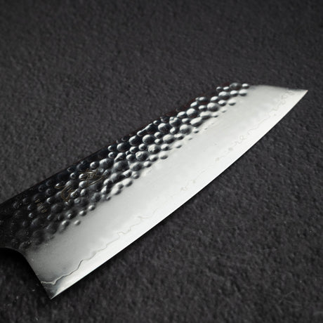 初心 Hayabusa VG1鋼0鋼 鎚目 Sanmai 文化刀 150mm 黑檀木