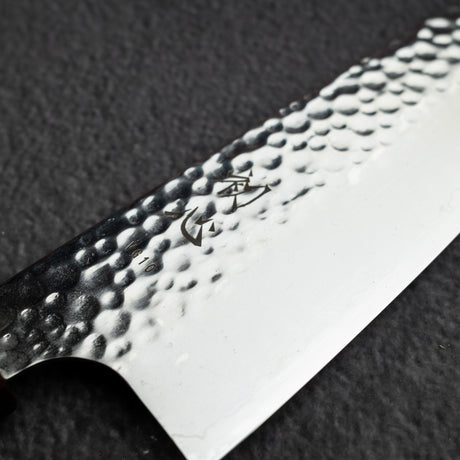 初心 Hayabusa VG1鋼0鋼 鎚目 Sanmai 文化刀 150mm 黑檀木