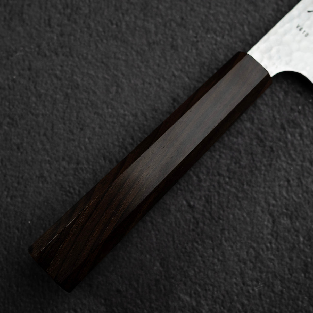 初心 Hayabusa VG10 槌目三枚 Bunka 150mm 黑檀柄