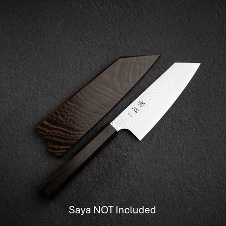 初心 Hayabusa VG1鋼0鋼 鎚目 Sanmai 文化刀 150mm 黑檀木