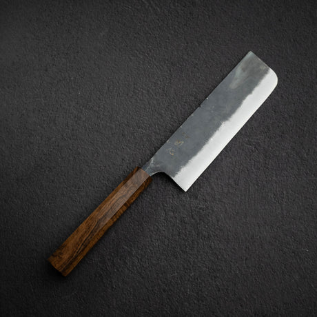 初心 黑鐵 青鋼二號 黑打 菜切刀 165mm 灰檀