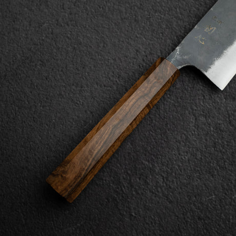 初心 黑鐵 青鋼二號 黑打 菜切刀 165mm 灰檀