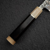 貴輔 x 新國 ATS34 小刀 / 蔬果刀 鎚目 鏡面 霞 處理 150mm w 刀套