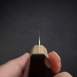 貴輔 x 新國 ATS34 小刀 / 蔬果刀 鎚目 鏡面 霞 處理 150mm w 刀套