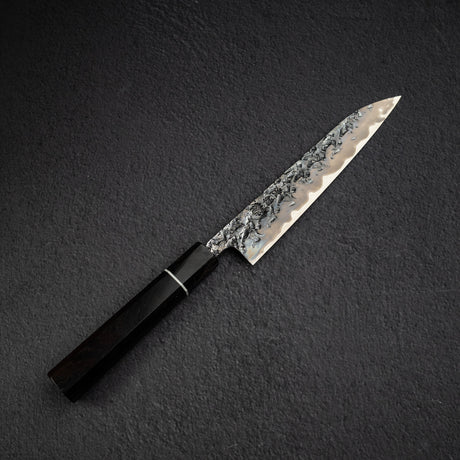 貴輔 x 新國 ATS34 小刀 / 蔬果刀 鎚目 鏡面 霞 處理 180mm w 刀套