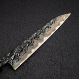 貴輔 x 新國 ATS34 小刀 / 蔬果刀 鎚目 鏡面 霞 處理 180mm w 刀套