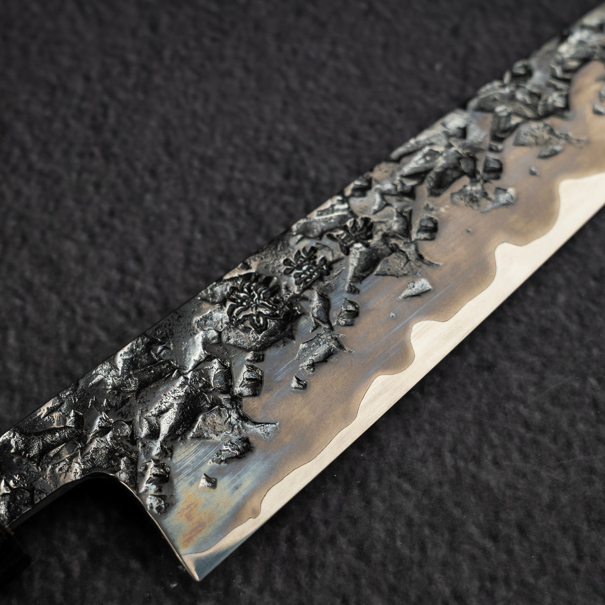 貴輔 x 新國 ATS34 小刀 / 蔬果刀 鎚目 鏡面 霞 處理 180mm w 刀套