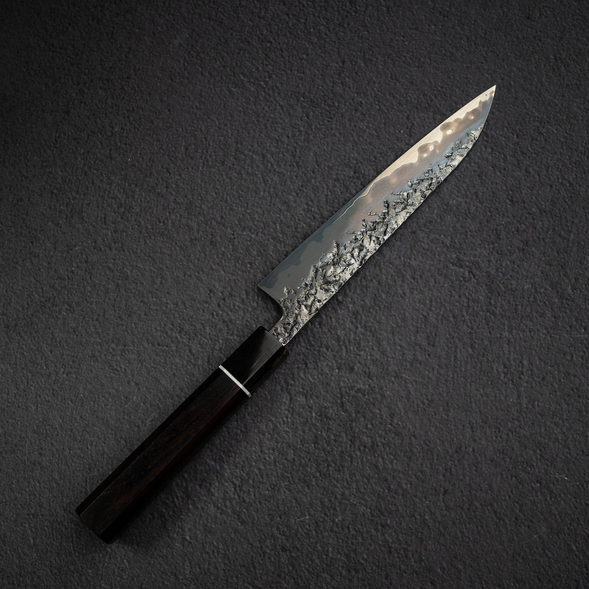 貴輔 x 新國 ATS34 小刀 / 蔬果刀 鎚目 鏡面 霞 處理 180mm w 刀套