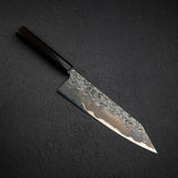 貴輔 x 新國 ATS34 切付 牛刀 鎚目 鏡面 霞 240mm w 刀套