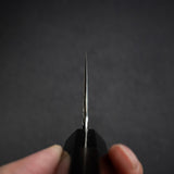 貴輔 x 新國 ATS34 切付 牛刀 鎚目 鏡面 霞 240mm w 刀套
