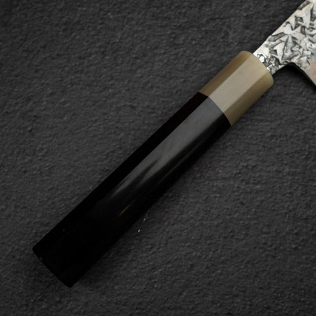 貴輔 x 新國 ATS34 筋引 鎚目 鏡面 霞 240mm w 刀套