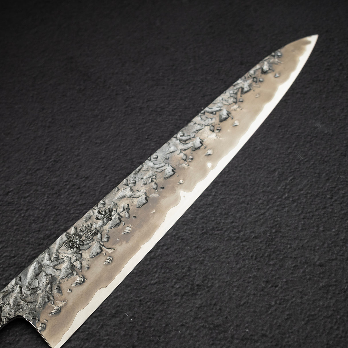 貴輔 x 新國 ATS34 筋引 鎚目 鏡面 霞 270mm w 刀套