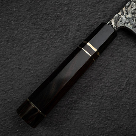 貴輔 x 新國 ATS34 骨透 鎚目 鏡面 霞 處理 150mm w 刀套