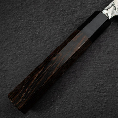 貴輔 x 新國 ATS34 切付 牛刀 鎚目 鏡面 霞 210mm w 刀套