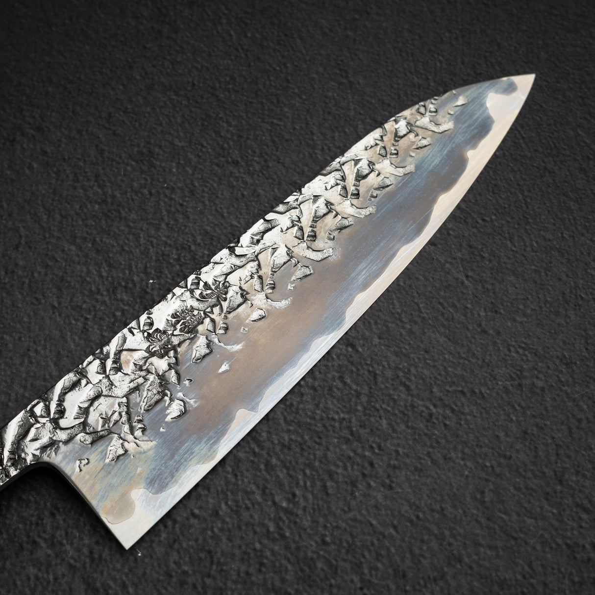 貴輔 x 新國 ATS34 牛刀 鎚目 鏡面 霞 240mm w 刀套