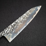 貴輔 x 新國 ATS34 牛刀 鎚目 鏡面 霞 240mm w 刀套