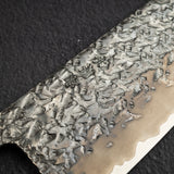 貴輔 x 新國 ATS34 中華包丁 鎚目 鏡面 霞 處理 180mm w 刀套
