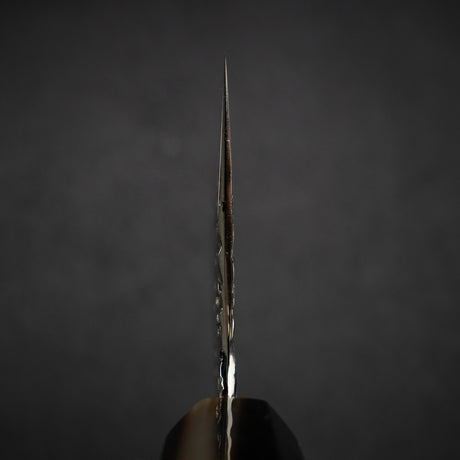 貴輔 x 新國 ATS34 中華包丁 鎚目 鏡面 霞 處理 180mm w 刀套