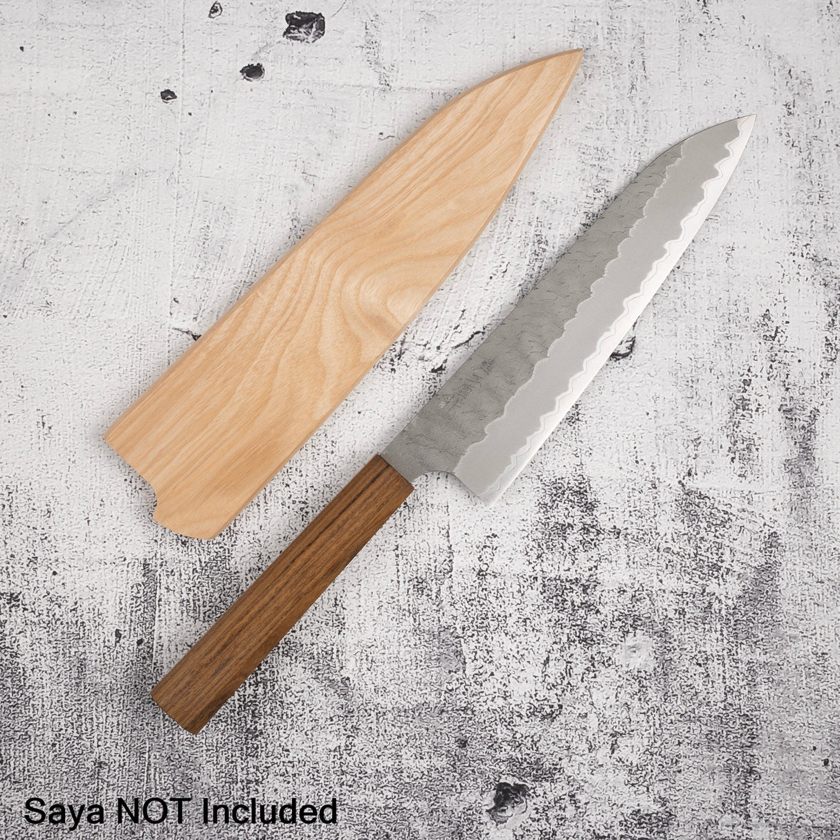 Nigara Aogami（藍色）Super Gyuto 210mm Tsuchime Black Chacate