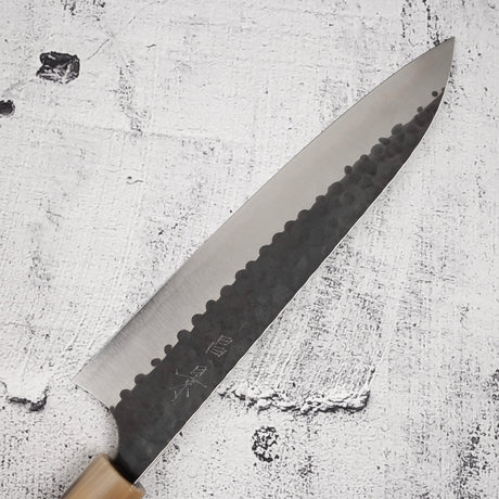 Masakage Koishi AS Gyuto 210mm Aogami Super Kurouchi Tsuchime K&amp;S 心形鐵木手柄