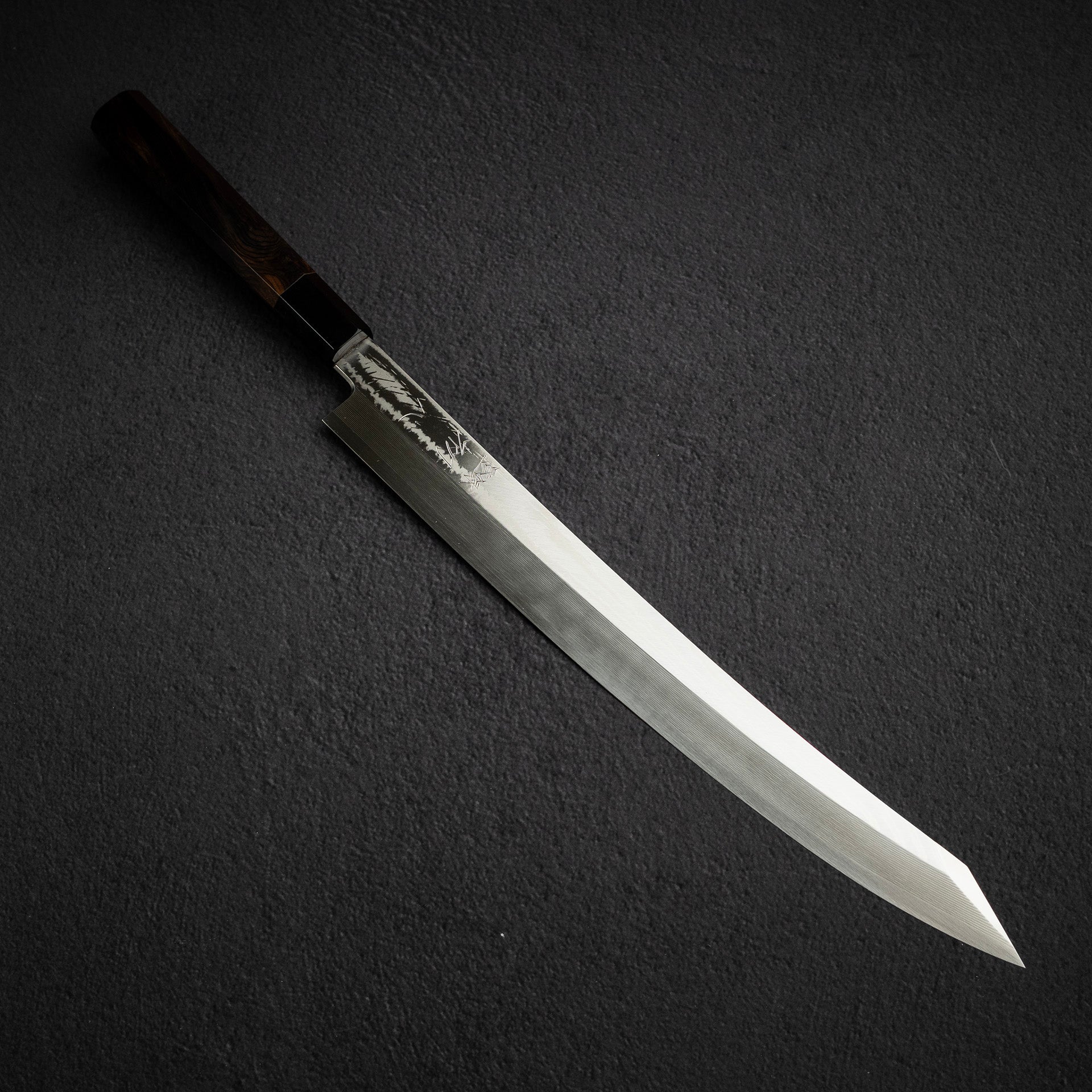 初心x Shimizu 銀三鋼大馬士革切付Oozori 柳刃330mm – Knives and Stones
