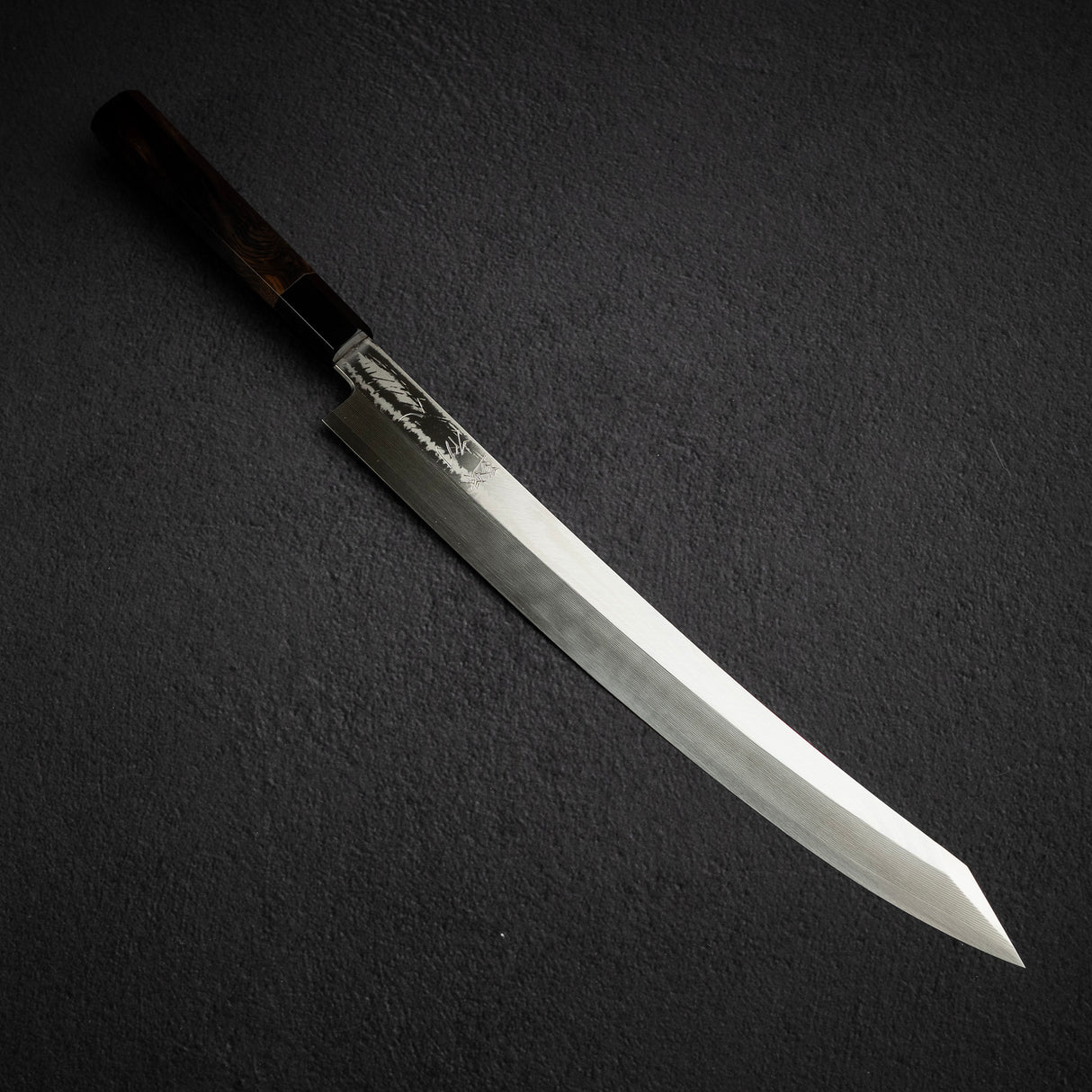 初心 x 清水 銀三 大馬士革 K-tip 大反柳刃 330mm