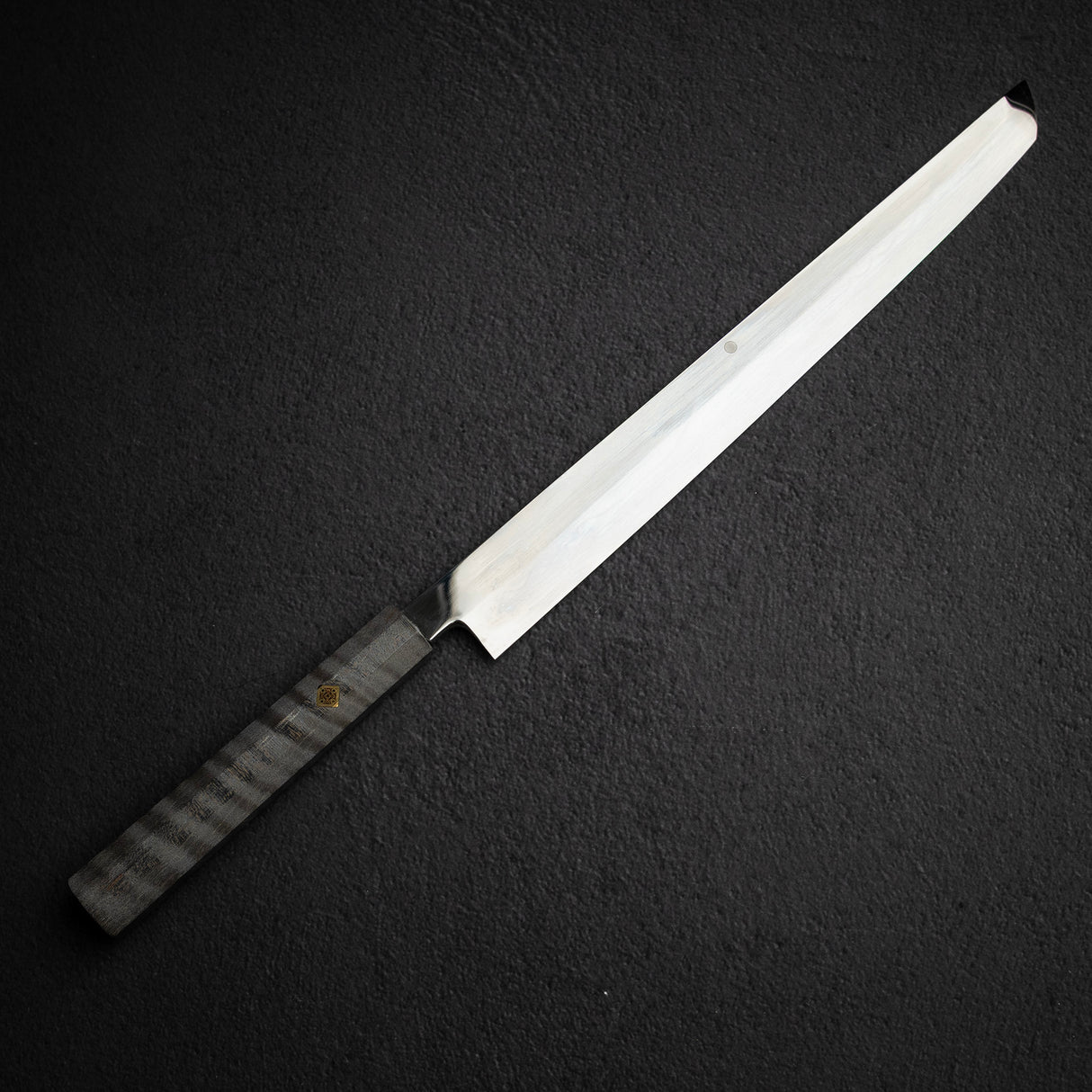 Exotic: Yoshikazu Ikeda White #1 Mizu-Honyaki Sakimaru Takohiki 330mm Fujisan Hamon