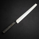 Exotic: Yoshikazu Ikeda White #1 Mizu-Honyaki Sakimaru Takohiki 330mm Fujisan Hamon