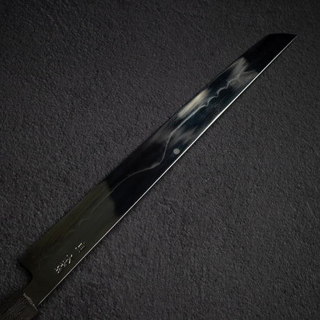 特殊木材: 池田美和 白鋼一號 水本燒 先丸 蛸引 330mm 富士山 刃紋