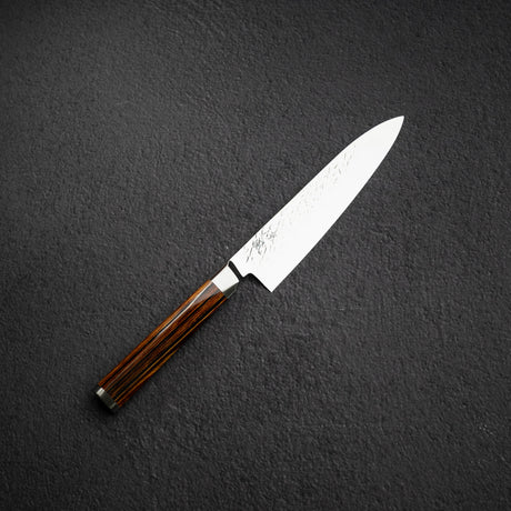 Ono 涼風 SG2鋼 / SG2粉末高速鋼 鎚目 大馬士革 小刀 / 蔬果刀 150mm