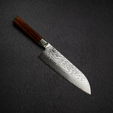 Ono Suzukaze SG2 Tsuchime Damascus Santoku 180mm