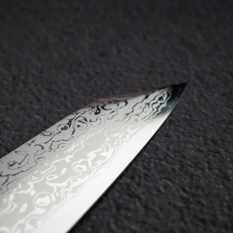 Hatsukokoro x Yoshihiro Yauji Blue 2 Damascus K-tip Yanagiba 270mm Old Stock