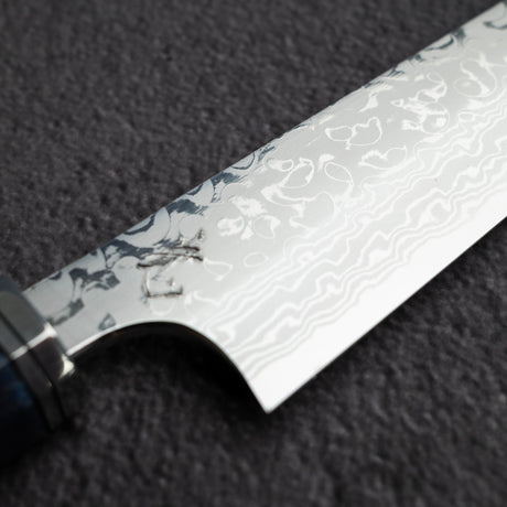 Hatsukokoro x Yoshihiro Yauji Blue 2 Damascus K-tip Yanagiba 270mm Old Stock