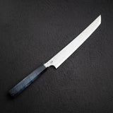 初心 x Yoshihiro Yauji Blue 2 大馬士革 270mm 先丸柳刃 舊庫存