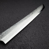初心 x Yoshihiro Yauji Blue 2 大馬士革 270mm 先丸柳刃 舊庫存