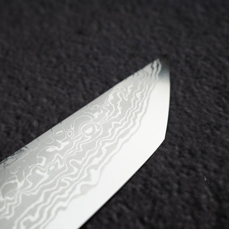 初心 x Yoshihiro Yauji Blue 2 大馬士革 270mm 先丸柳刃 舊庫存