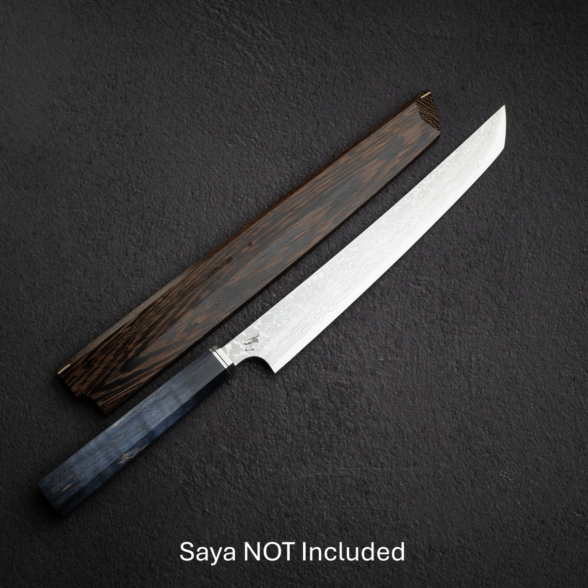 初心 x Yoshihiro Yauji Blue 2 大馬士革 270mm 先丸柳刃 舊庫存