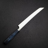初心 x Yoshihiro Yauji Blue 2 大馬士革 270mm 先丸柳刃 舊庫存