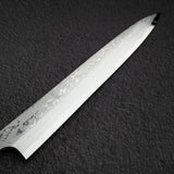 Hatsukokoro x Yoshihiro Yauji Blue 2 Damascus Yanagiba 240mm